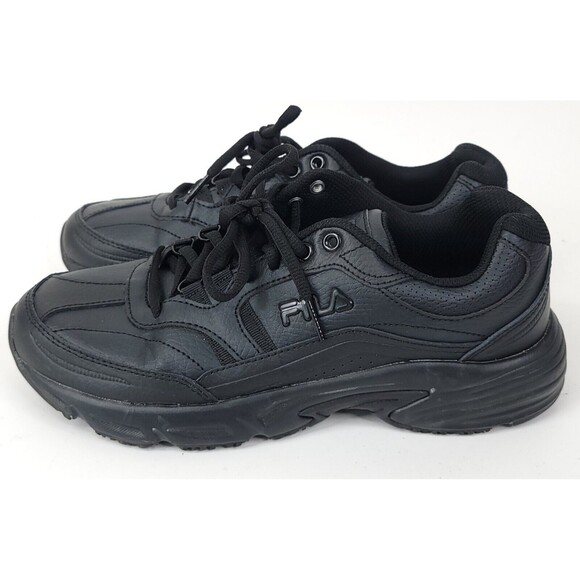 Fila Sneakers Womens Size 10 Memory Workshift F2913-19 Black Running Shoes - Picture 1 of 10